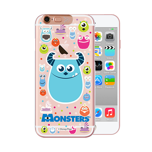iPhone6/iPhone6 Plus [SG DESIGN] 정품 디즈니 시즌2 Lighting Clear Art Case - Sulley and Friends