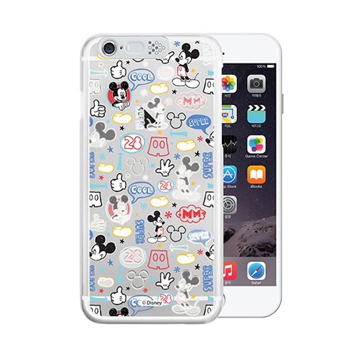 iPhone6/iPhone6 Plus [SG DESIGN] 정품 디즈니 시즌2 Lighting Clear Art Case - Super Mickey