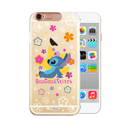 iPhone6/iPhone6 Plus [SG DESIGN] 정품 디즈니 시즌2 Lighting Clear Art Case - Flower Stitch
